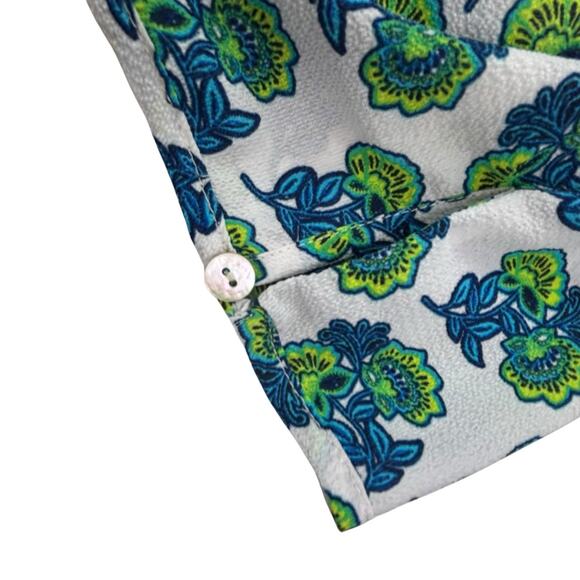 FIG & FLOWER Womens Size Large L Floral 3/4‎ Sleeve Boho Top Blouse - Picture 16 of 16